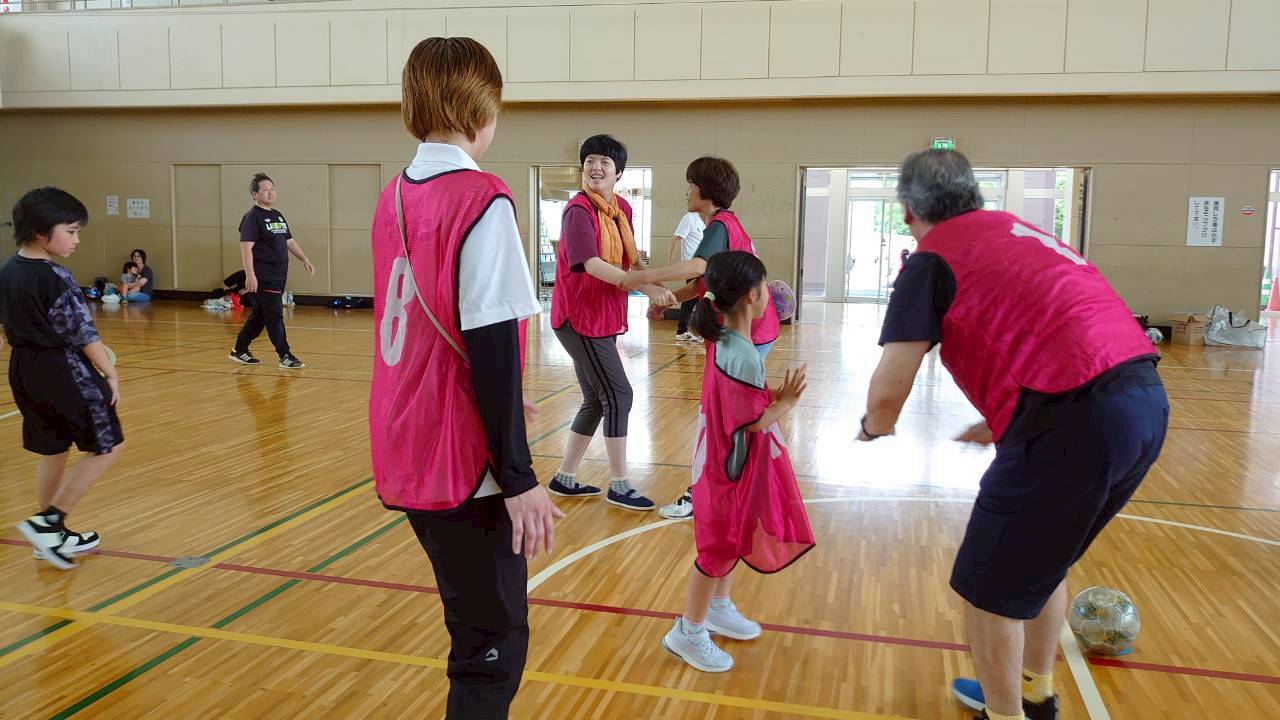 ブルボン ウォーキングフットボール体験会in潟東(新潟市西蒲区)
