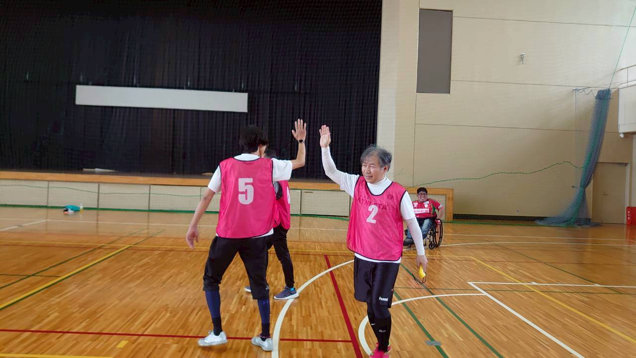 ブルボン ウォーキングフットボール体験会in潟東(新潟市西蒲区)